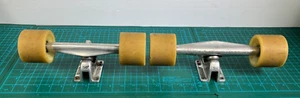 Vintage Gullwing Charger 50 Deg Long skateboard Trucks W Sector 9 Wheels - Picture 1 of 10