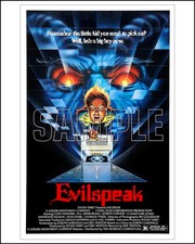 EVILSPEAK 8X10 Photo P01 Poster Art Repro 80s cult horror CLINT HOWARD