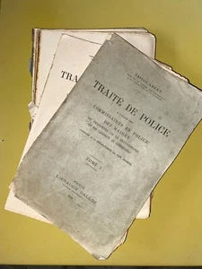 Gaston Arexy Traité de Police 2 volumes 1925 - Imagen 1 de 2