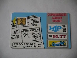 TÉLÉCARTE PRIVE HP PRESSE GRATUITE  1990 - Picture 1 of 2