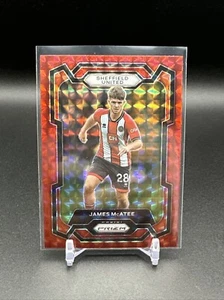 2023-24 Panini Prizm Premier League #284 James McAtee Red Mosaic - Picture 1 of 3