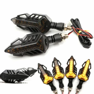 Universal Motorbike 12V LED Turn Signals Light Flashing Flowing Indicator Lamp - Imagen 1 de 8
