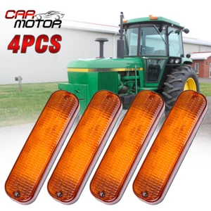 4 Stück Bernstein LED Arbeitslichtleiste oben für John Deere 4040 4240 4440 4640 4840 - Bild 1 von 12
