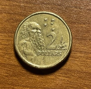 Moneta 2 dollari australiani 1988 - Horst Hahne (iniziali HH) da collezione - Foto 1 di 9