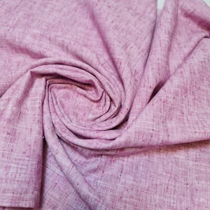 Candy Pink 100% Cotton Lenin Fabric Quilting Dress Craft Material 44" Meter - Picture 1 of 1