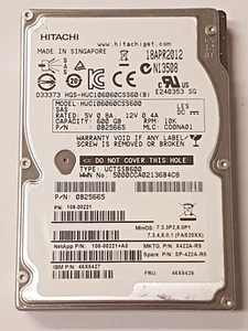600 GB SAS II Hitachi HUC106060CSS600 10K RPM 64MB HDD 2.5 " Internal Hard Drive - Picture 1 of 1