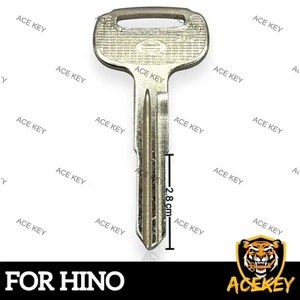 Llave en blanco para HINO 2005-2020 145 165 185 238 258 268 308 338 SIN CHIP - Imagen 1 de 3