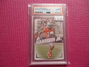2024 LUMINANCE RC MARVIN HARRISON JR. #104 PSA GRADED 10 - Picture 1 of 3