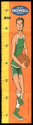 1969 Topps Rulers #3 Bailey Howell Insert Boston Celtics See Desc Below - Image 1 of 2