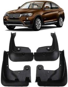 Genuine Front & Rear Splash Guards Mud Flaps FOR 2014-2018 BMW X4 M Sport F26 - Picture 1 of 7