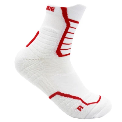 Pro Men Women Basketball Socks Running Jogging Sports Ankle Socks Fitness Orange - Image 1 of 4