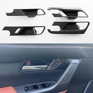 Cubierta de manija interior de fibra de carbono para automóvil de 4 puertas para Mazda CX-50 2023-24-25 - Imagen 1 de 5