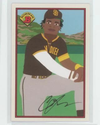 2021 Topps Online 1989 Bowman x Keith Shore CJ Abrams San Diego Padres #19 - Image 1 of 2