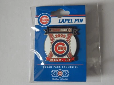 2025 CHICAGO CUBS MLB EXCLUSIVE OFFICIAL SPRING TRAINING CACTUS LEAGUE TEAM PIN - Image 1 of 4