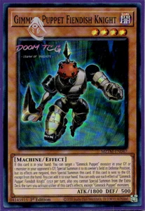 Yugioh! Gimmick P Fiendish Knight MZTM-EN047 (SR) 1st Ed 3x "Gimmick P Support" - Picture 1 of 1