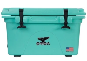 NEW ORCA ORCSF/SF026 SEAFOAM COLORED 26 QUART INSULATED ICE CHEST COOLER USA - Picture 1 of 1