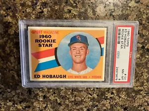 1960 Topps #131 Ed Hobaugh Rookie Star PSA 8 - Bild 1 von 3