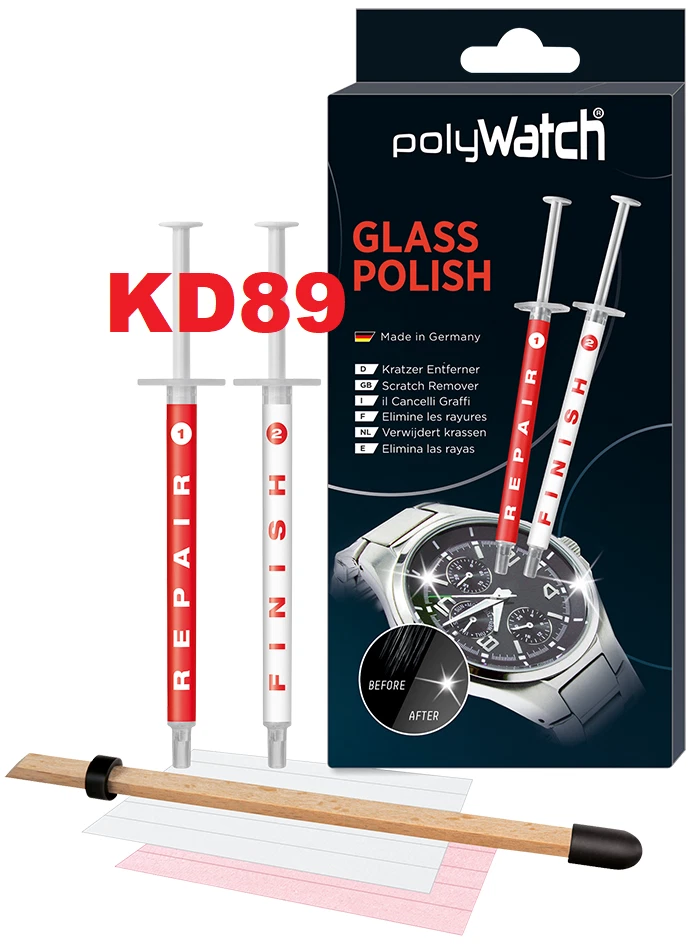 Polywatch rénove vos verres minéraux de montre - GLASS POLISH