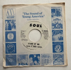 david & jimmy ruffin 7" stand by me wl promo. rotes vinyl. vg+/m- - Bild 1 von 2