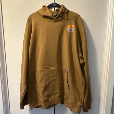 Ariat Sudadera con Capucha Para Hombres XL Marrón Sudadera con Capucha Chaqueta Relajada Barras de Refuerzo Foto 1 de 4