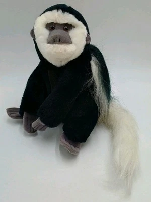 Dakin Black And White Colobus Monkey - Plush 9" Monkey 1984 - Great Condition  - Image 1 of 4