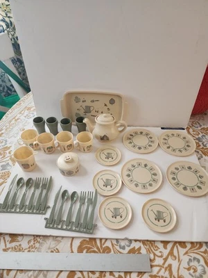 Juego de té casero corazones juguete Tootsie de colección para niños Foto 1 de 4