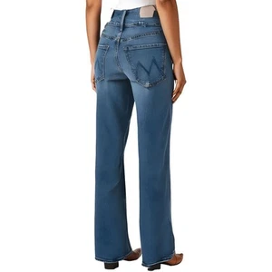 Mother Womens Blue Pocket Denim Straight Leg Jeans 24 BHFO 1116 - Picture 1 of 1