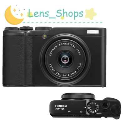 Fujifilm XF10 Compact Digital Camera with Fixed 18.5mm f/2.8 Lens 24.2MP，Black - Image 1 of 4