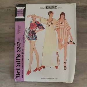 Vintage McCalls 3247 Schnittmuster Größe M (34-36) fehlt offen und geschnitten - Bild 1 von 9