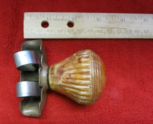 Bernstein Bakelit The Fulton Co. Steerhog STERNOB Lenkrad Selbstmordknopf Selten - Bild 1 von 14