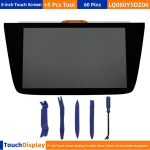 8" LCD Display LQ080Y5DZ06 W/ Tools For Opel Astra K DVD GPS Radio NAV 2016-2018 - Picture 1 of 13