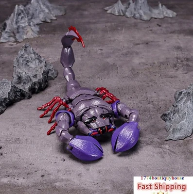 New BOX Robot Toy TRANSFORMER INSECT GIANT SCORPION RT-D01 BW Scorponok 16cm USA Foto 1 de 4