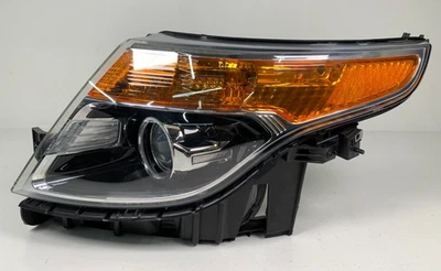 Faro halógeno cromado lado conductor izquierdo Ford Explorer 2011-2015 OEM Foto 1 de 4