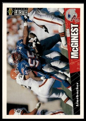 1996 Collector's Choice #305 Willie McGinest - Image 1 of 2