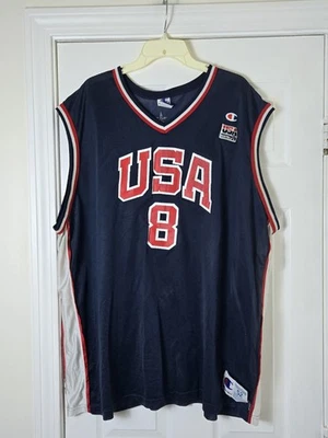 Camiseta Vintage Champion Dream Team Tamanho 52 Penny Hardaway #6 Olimpíadas dos EUA - Imagem 1 de 4