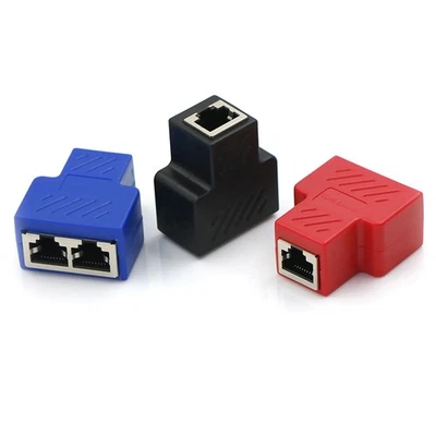 Adattatore Sdoppiatore RJ45 Doppia Presa Ethernet LAN Connessioni di Rete SpliODP2_wa - Immagine 1 di 4