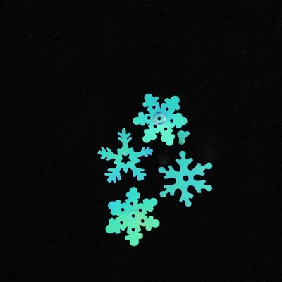 1000pcs Confetti de flocon de neige transparent décorations de fête de Noël - Photo 1/4