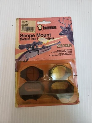 Ironsighter 340 See-Thru Scope Rings For Thompson Center Scout - Image 1 of 2