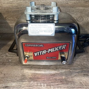 Vintage Vitamix Commercial Vita-Mixer Maxi-4000 Stainless Steel Base Only Nice! - Picture 1 of 8