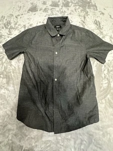 Urban Pipeline Shirt Mens Size XL Charcoal Button Up Short Sleeve Pocket EUC - Picture 1 of 6