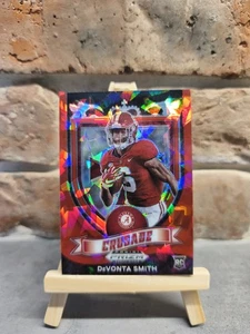 2021 Panini Prizm Draft Picks Red Ice Crusade Devonta Smith RC - Bild 1 von 2