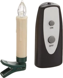 Melrose 61629 Plastic LED Clip-on Taper Candles, Set of 12 - Picture 1 of 1