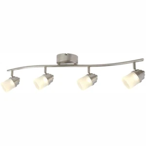 Hampton Bay 4-Light Brushed Nickel LED Track Lighting Kit 1001 715 211 - Picture 1 of 1