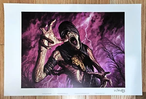 Magic the Gathering MTG Signed CCG ART PRINT 32/50 MUMMY Christopher Burdett - Picture 1 of 2