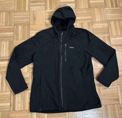Chaqueta Patagonia Windsweep para mujer XS negra SOLO CONCHA con capucha logotipo 28095 Foto 1 de 4