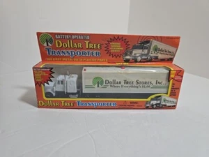 b. VTG 90s Battery Operated 9" Toy Dollar Tree Transporter Delivery Truck  - Picture 1 of 6