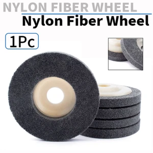 Disco abrasivo de rueda de pulido de fibra de nailon de 100/115/125 mm para herramienta de amoladora angular - Imagen 1 de 6