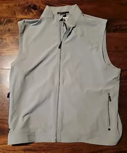 Nike Tiger Woods Collection Vest Golf Sample Size XL Gray Performance Stretch - Picture 1 of 4