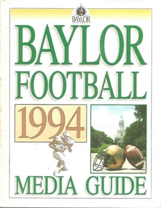 BAYLOR BEARS 1994 FOOTBALL MEDIA GUIDE/COMPLETE WITH NO MARKINGS - Picture 1 of 1