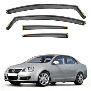 ISPEED Wind Deflectors for VW Jetta MK5 2005-2011 4-Door Saloon 4pc Set Visors - Picture 1 of 9